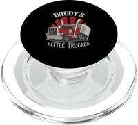 Daddy's Little Trucker Heavy Trucks Transporter Semi Truck PopSockets PopGrip for MagSafe