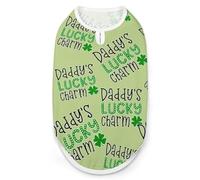 Daddy'S Lucky Charm Dog And Cat Clothes Pet Summer Sleeveless T Shirt Basic Vest XL