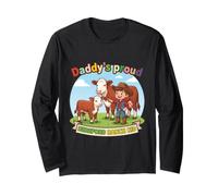 Daddy's Proud Hereford Ranch Kid Long Sleeve T-Shirt