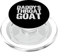 Daddy's Throat Goat Funny Sexy Adult Distressed Profanity PopSockets PopGrip for MagSafe