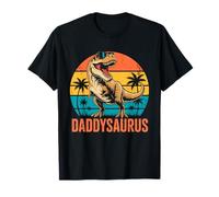Daddysaurus Dinosaur Funny T Rex Dad Dino Daddy Father's Day T-Shirt