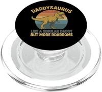 Daddysaurus Like a Daddy But More Roarsome PopSockets PopGrip for MagSafe
