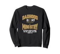 Dadhood Is My Ministry Blessed Papa God Cross Sweatshirt