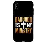 Dadhood Is My Ministry Jesus Christian Dad Faith Case for iPhone XS Max