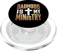 Dadhood Is My Ministry Jesus Christian Dad Faith PopSockets PopGrip for MagSafe