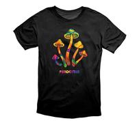 DADI DIGAO Psilocybin Magic Mushroom Pro Psychedelic T Shirt Black Black S