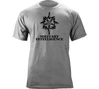 DADI DIGAO US Army Military Intelligence Dagger Branch Insignia Veteran Graphic T-Shirt Grey S