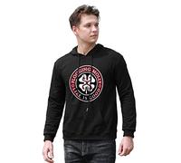 DADIE Men's Flogging Molly Tour Fashionable Music Graphic Printed Pullover Hoodies Long Sleeve Hooded Sweatshirt Black XL