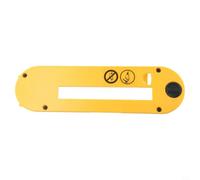 Dado Throat Plate for DWE7490 DWE7491, Yellow Insert Dado Throat | For Dado Cutting, Secure Locking Fit, for ideal for Contractors, PC/PBT Blend, Fits DWE7490