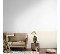 Dado Vinyl Wall Panel Wallpaper Cream As Creation 39803-2