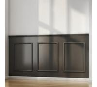 Dado Wall Panel Kit, High-Quality Pine Wood Decorative Moulding Minimalist Decorative Slats Easy To Install For Rooms Or Hallway