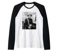 Dad's Army ARP Warden Hodges Bill Pertwee 1973 Raglan Baseball Tee