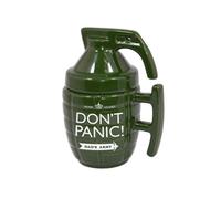 Dads Army Dont Panic Grenade Mug Army Green/white (One Size)