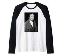 Dad's Army James Beck Joe Walker The Spiv Portrait Raglan Baseball Tee