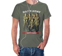 Dad's Army Men's Military Green T-Shirt (UK, Alpha, M, Regular, Regular, Green)