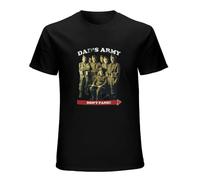 Dad's Army Men's T Shirt Short Sleeve Round Neck Clothing Black XL