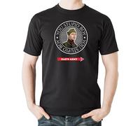 Dads Army Mens T Shirt, (Stupid Boy Design), Black T Shirt. Mens Tshirt. Dad's Army T Shirt. Machine Washable 100% Cotton T Shirt. Dads Army Gifts. Funny T Shirts for Men UK - Genuine Merchandise