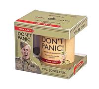 Dad's Army Mug Don't Panic Ceramic Mug 11oz | Retro 60s TV Show Novelty Mug for Cappuccino, Latte, Hot Cocoa & Hot Tea | Gift for Show Fan & Collector Licensed Merchandise