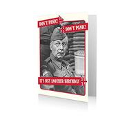 Dad's Army Official Birthday Card, Don't Panic