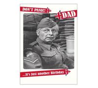 Dads Army Official Birthday Card, Don't Panic Grandad…It's Just Another Birthday!