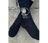 Dad's Army Pack of 3 Socks Set Don't Panic, We're Doomed & Stupid Boy Black