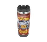 Dads Army Shaftesbury Theatre Poster - Travel Mug, Thermal Insulated Cup for Hot and Cold Beverages Classic British Comedy Poster Inspired Design - Retro TV Fan Gift