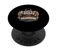 Dads BBQ Available By Invitation Only Funny Grill Gift PopSockets Adhesive PopGrip
