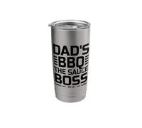 Dad's BBQ The Sauce Boss Father's Day Father Grilling Stainless Steel Insulated Tumbler