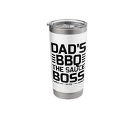 Dad's BBQ The Sauce Boss Father's Day Father Grilling Stainless Steel Insulated Tumbler