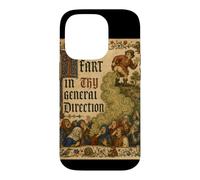 Dads Fart In Thy General Direction Medieval Funny Manuscript Case for iPhone 14 Pro