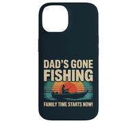 Dad's Gone Fishing - Funny Family Time Fishing Father Dad Case for iPhone 14