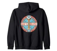 Dad's Helper Wrench Logo kids son daughter Zip Hoodie