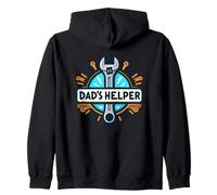 Dad's Helper Wrench Logo kids son daughter Zip Hoodie