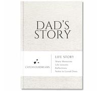 Dad's Life Story Journal (Linen Hardcover): A Meaningful Keepsake for Dad to Share His Journey and Memories, Book Includes 250+ Prompt Questions, Sentimental Dad Gifts Idea