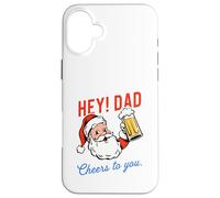 Dad's Naughty List Reason: Beer & Bad Jokes Christmas Fun Case for iPhone 16 Plus