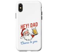 Dad's Naughty List Reason: Beer & Bad Jokes Christmas Fun Case for iPhone X/XS