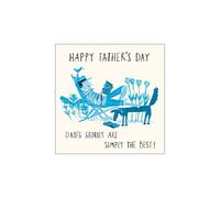 Dad's Stories Are The Best! Father's Day Artistic Greeting Card Livin' It Cards