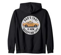 Dad's Taxi Is Now Accepting Tips Zip Hoodie