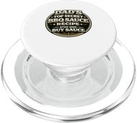 Dads Top Secret BBQ Sauce Recipe Funny Grill Dad Gift PopSockets PopGrip for MagSafe