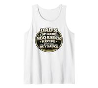 Dads Top Secret BBQ Sauce Recipe Funny Grill Dad Gift Tank Top