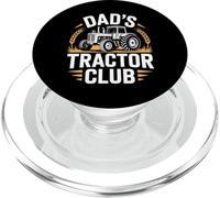 Dads Tractor Club Farmer Fathers Day Tractor PopSockets PopGrip for MagSafe