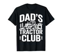 Dads Tractor Club Farmer Fathers Day Tractor T-Shirt
