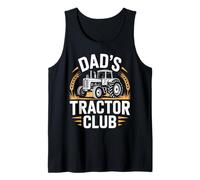 Dads Tractor Club Farmer Fathers Day Tractor Tank Top