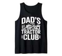 Dads Tractor Club Farmer Fathers Day Tractor Tank Top