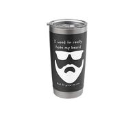 Dads with Beards Jokes Funny Fathers Present Dad Jokes Stainless Steel Insulated Tumbler