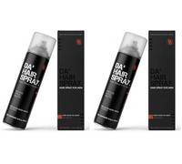 Da'Dude Da Hairspray for Men - 400ml - Strong Hold Hair Spray Matte Finish - 12+ Hour Hold - Adds Volume - Quick-Dry (Pack of 2)