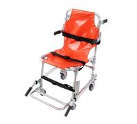 DadYa Aluminum alloy Stair Chair - Light Weight Foldaway Ambulance Firefighter Evacuation Medical Lift Stair Emergency Evacuation Chair with Quick Release Buckles(Orange)