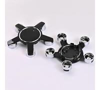 DADYM 4pcs Car Hub Centre Caps for Audi A6 Avant C7 4G I 2011-2018, 135mm Wheel Centre Caps Car rim Cap Accessories Dust Protection Cover Styling Accessories,Black-