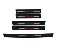 DADYM 5Pcs Car Sill Protectors Strips for Citroen C3 Aircross 2021-2024,Anti Scratch Door Sill Bumper Protector Film Carbon Fiber Car Kick Plates Anti-Dirty Sill Scuff,B