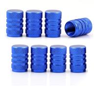 DADYM 8 pcs Tyre Valve Caps for BMW 4er Gran Coupé 1 (I) F36 I 2014-2021 Dust Caps,Aluminium Alloy Tyre Valve Cap for Cars,SUVs,Bicycles,Motorcycles,Trucks | Corrosion Resistant,Blue